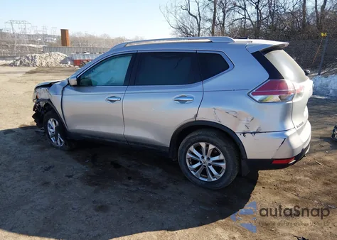 2015 Nissan Rogue Sv z USA, uszkodzony, nr VIN 5N1AT2MT4FC905405